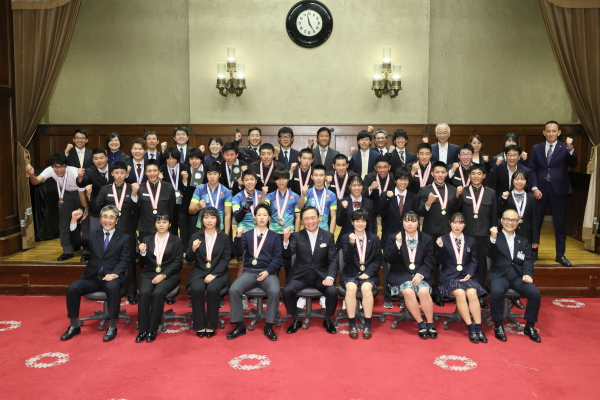 全国高等学校定時制通信制体育大会に出場したみなさん