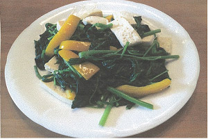 夏野菜と豆腐のソテー