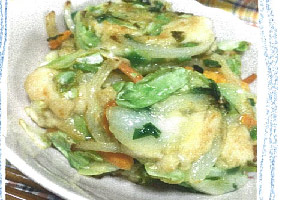 野菜たっぷりささみつくね