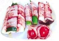 115)夏野菜の肉巻き