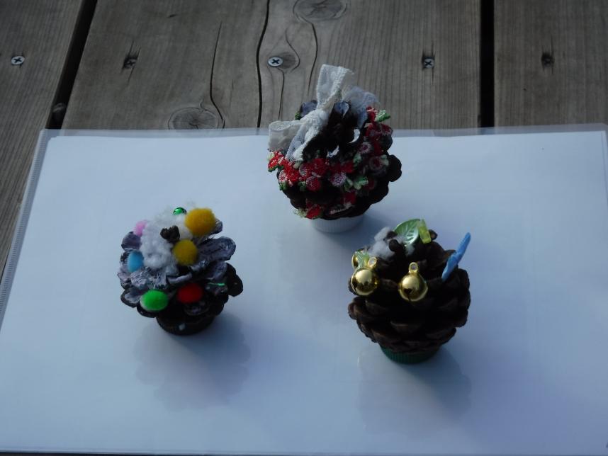 完成した木工作品