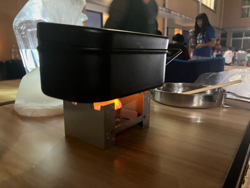 茅ケ崎車中泊体験調理