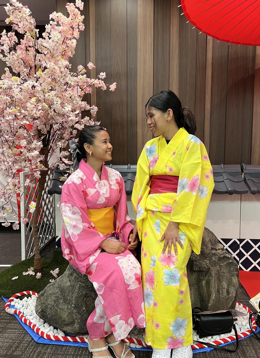 浴衣着付け