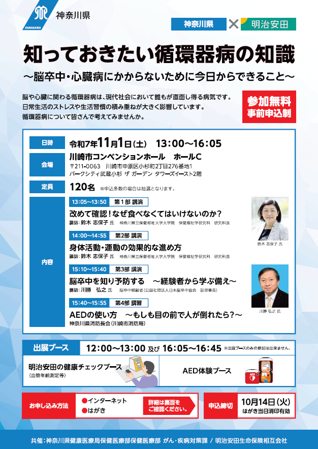 知っておきたい循環器病の知識チラシ