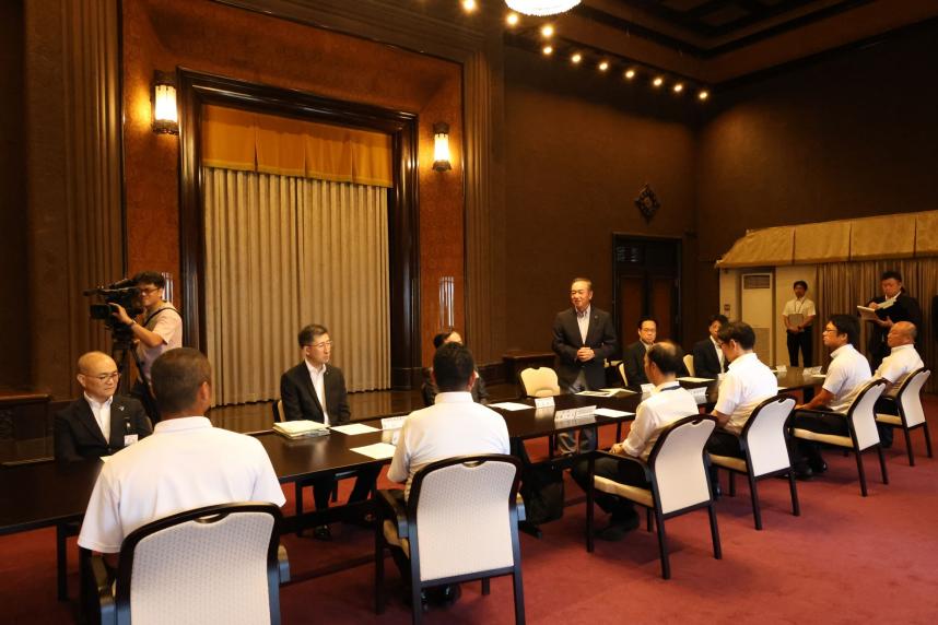 議長の活動（7月30日写真1）