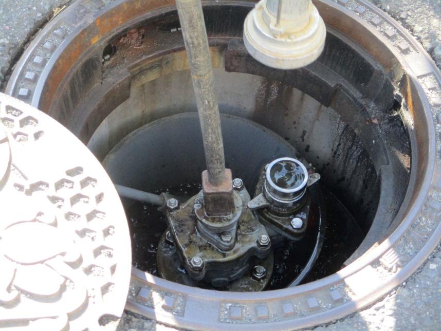 二本松配水池訓練風景