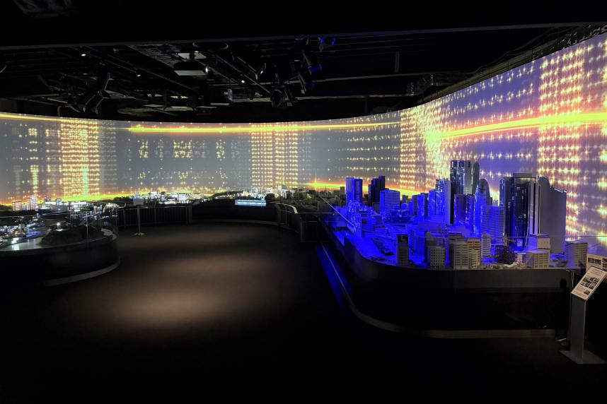 ジオラマパークの遠景