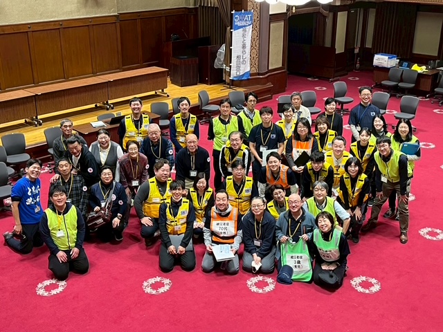 神奈川DWATロールプレイ訓練の集合写真