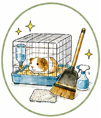 動物の身の回りは清潔にしましょう