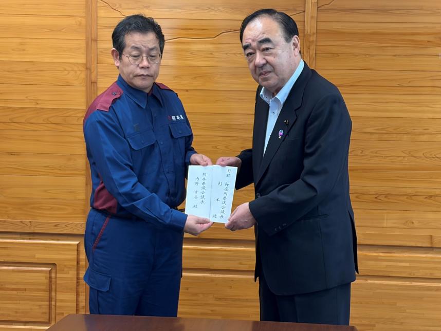令和8年9月2日議長の活動写真