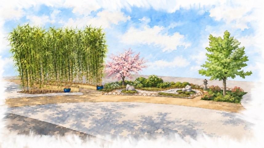 鎌倉市社寺共同体共創エリア実行委員会イメージパース
