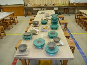 工芸工房村での陶芸体験