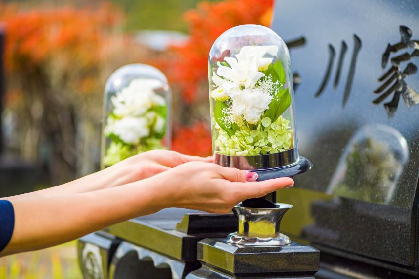11_プリザーブド墓花