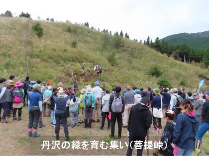 丹沢の緑を育む集い（菩提峠）