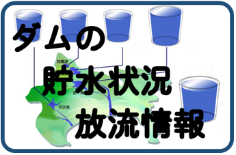 ダムの貯水状況・放流情報