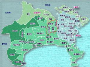 東部センター所管地域図