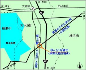 図：事業化検討箇所の位置を広域に示したもの