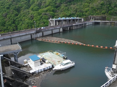 城山ダム回復後の状況の画像