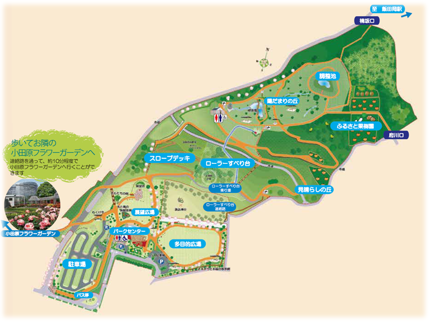諏訪の原公園マップ