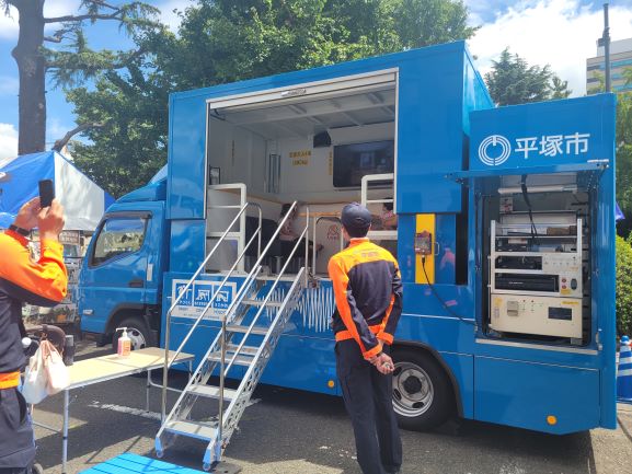 地震体験車（平塚市）