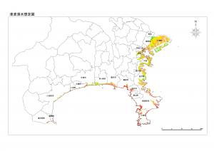 津波浸水想定図