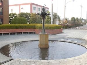 水道記念館噴水全体の写真