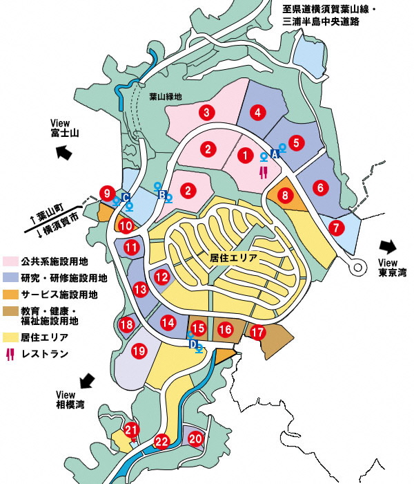 湘南国際村マップ