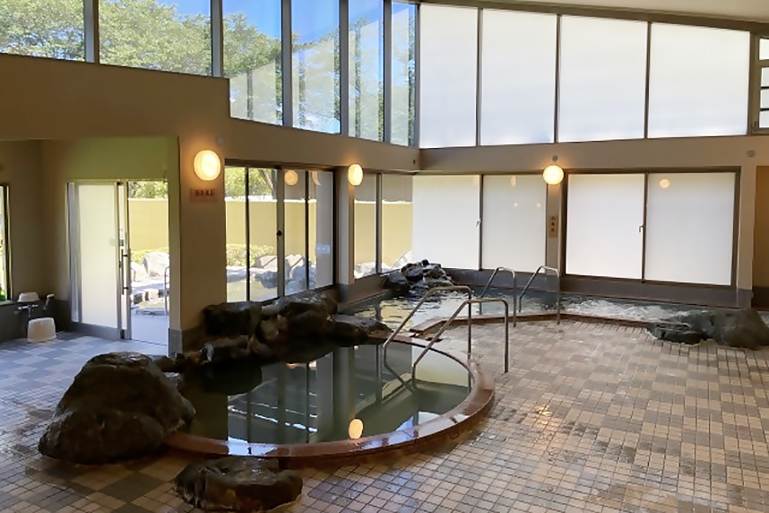 やまなみ温泉大浴場の様子