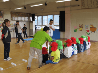 ワクワク運動遊びプログラムの実践（プレテスト）秦野市立北幼稚園に行ってきました