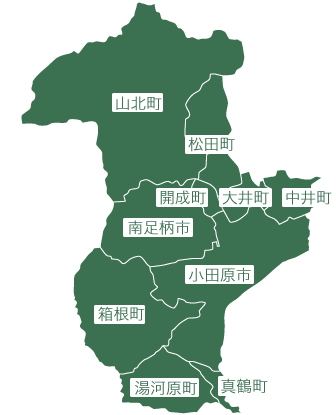 県西地域の地図