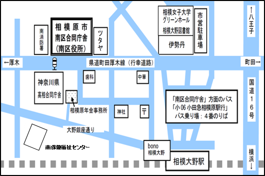 【県央会場】地図