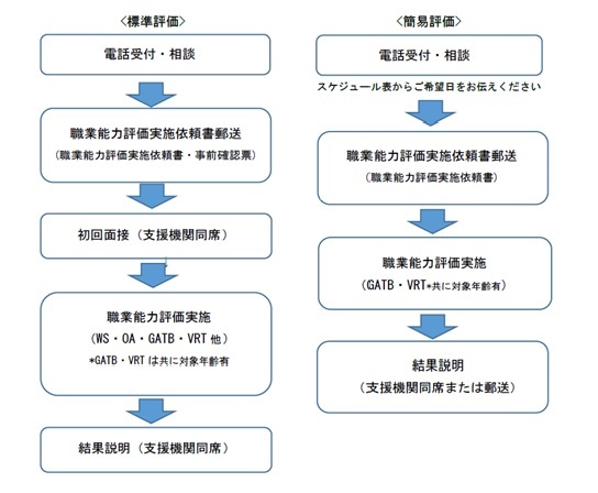 職業能力評価の流れ