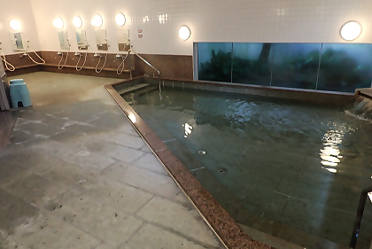 かわせみ棟内部にある大浴場の写真