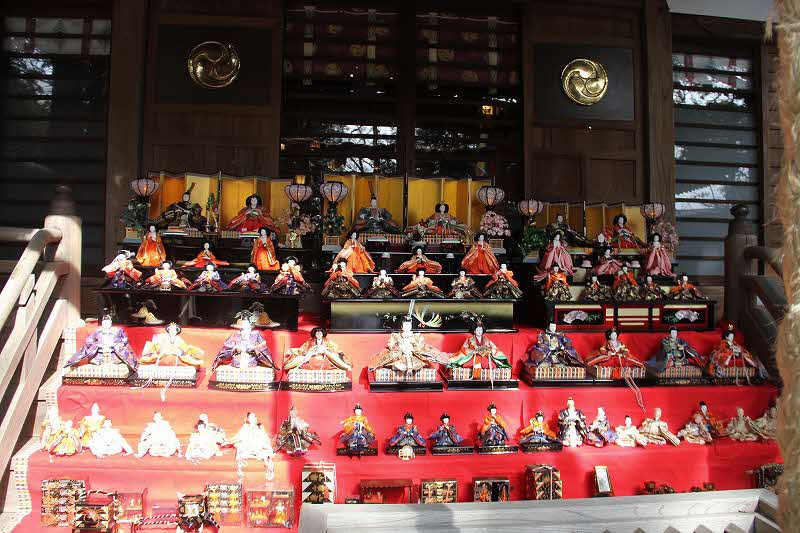 座間神社でのひな祭り3