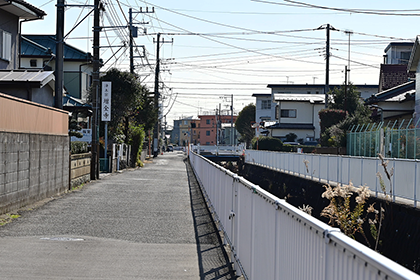増全寺の近くを流れる川