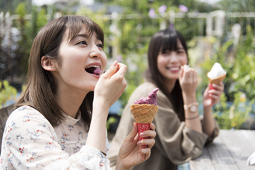 夢未市の「ゆめみちゃんアイス」