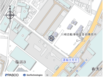 自動車税管理事務所川崎駐在事務所地図