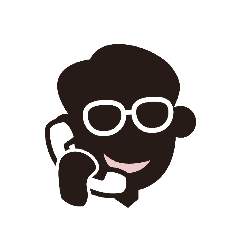 不審な電話をかけている人