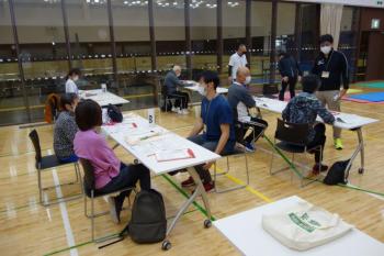 運動処方シート作成の様子