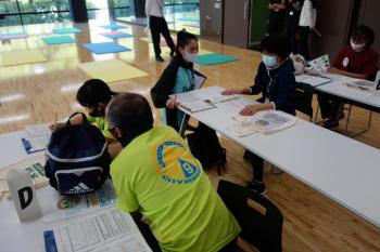 運動処方シート作成の様子