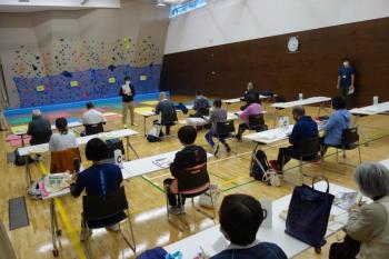 運動処方シート作成の様子