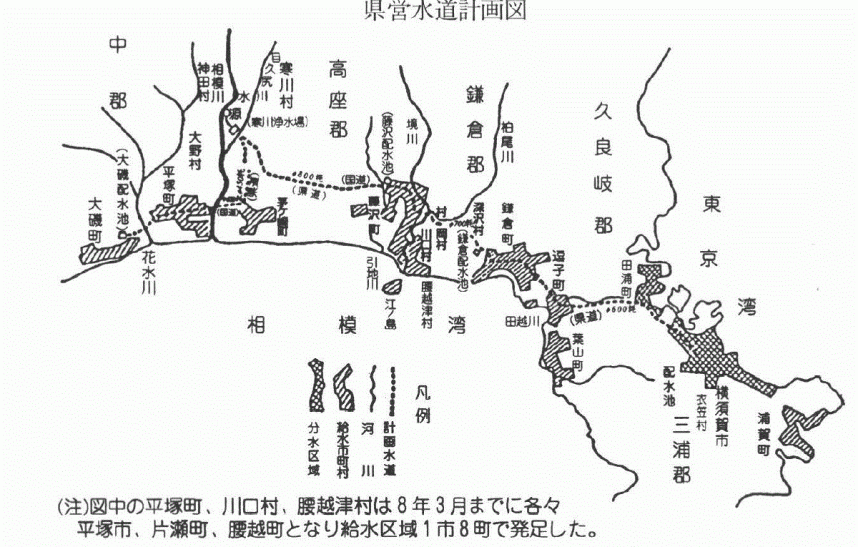 イラスト：県営水道計画図
