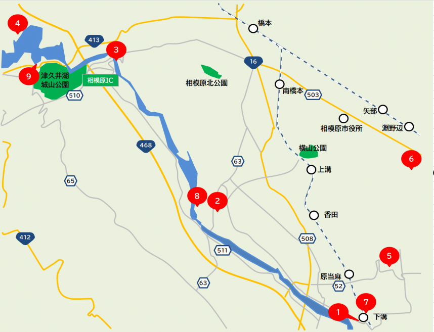 相模原市-地図