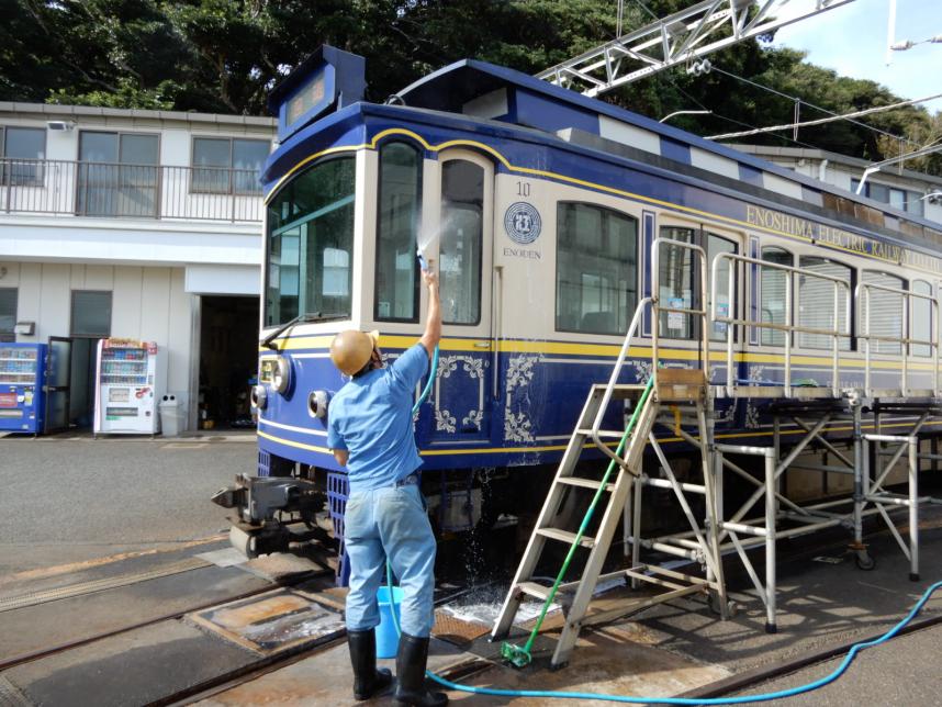 洗車の様子