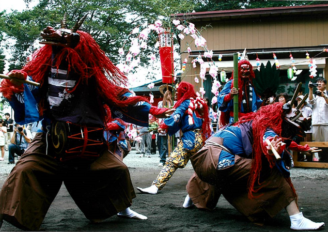 大島諏訪明神獅子舞保存会の写真