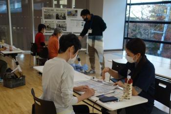 運動処方シート作成の様子