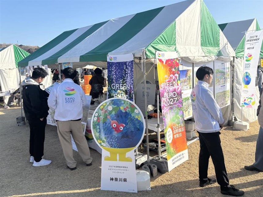 PRブースでの説明