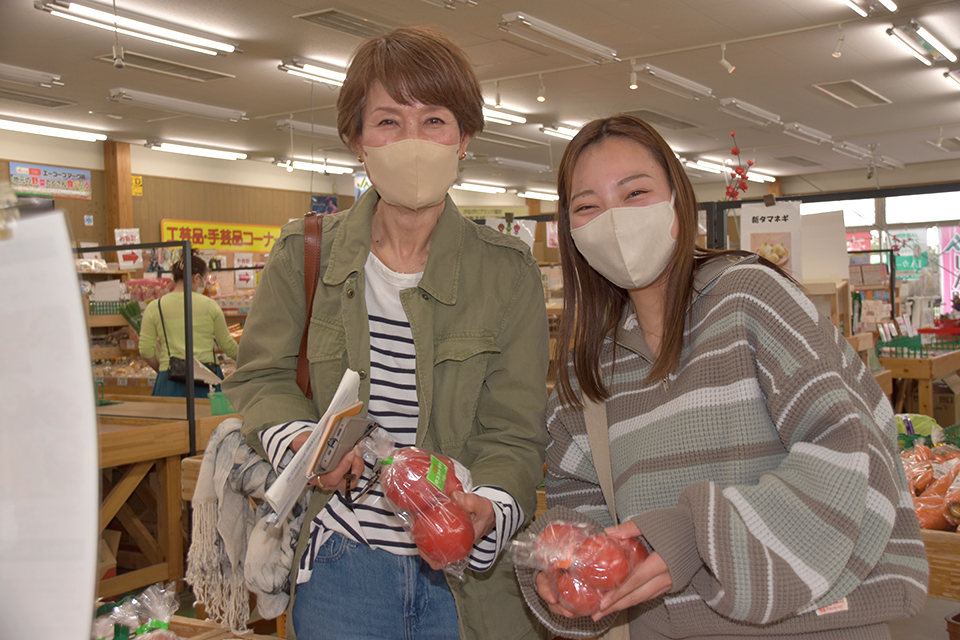 あさつゆ広場で未来の自分重ねる