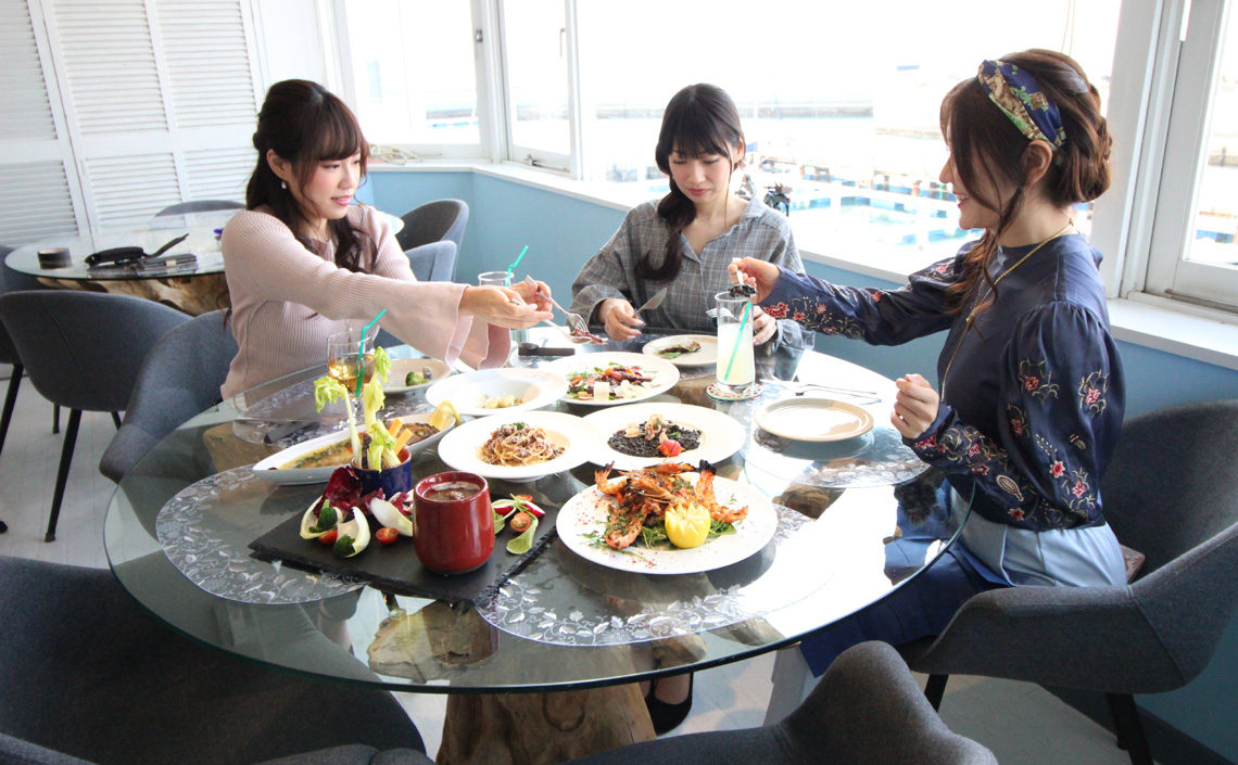 レストランでの食事