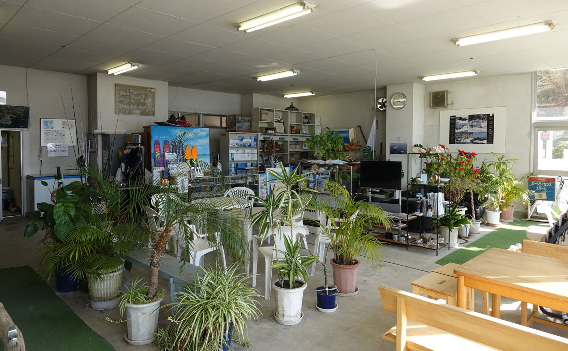 アットホームな雰囲気の室内